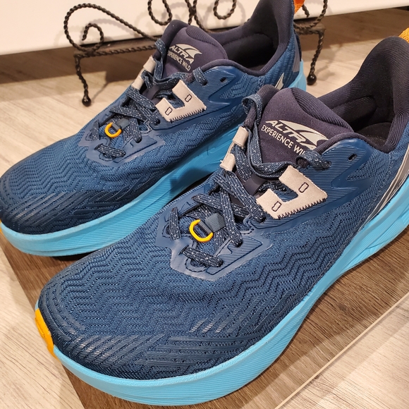 Altra Mens Experience Wild Trail Running Blue Off Road Cushioned Shoes Size 11 - Picture 1 of 12